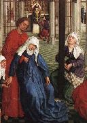 WEYDEN, Rogier van der Seven Sacraments Altarpiece Sweden oil painting artist